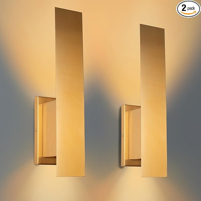Edwarmlux Indoor Wall Sconces, Modern Wall Lights, Up and Down Wall Mount Light