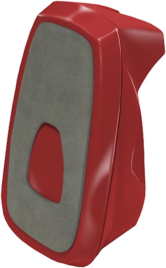 Acrimet Premium Desktop Tape Dispenser, Plastic, Non-Skid Base (Heavy Duty) (Red Color)