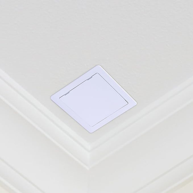Suteck Plastic Access Panel for Drywall Ceiling 6 x 6 Inch Reinforced Plumbing