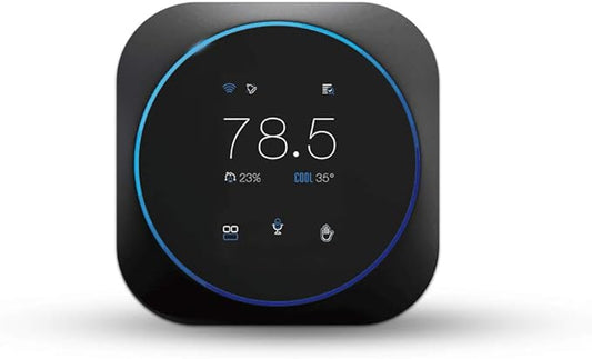 Alpha Smart Thermostat with Voice Control, Connected Control Smart Phone Wi-Fi Thermostat, Touchscreen Color Display, DIY, Built-in Alexa. T18UTW-7-WIFI.