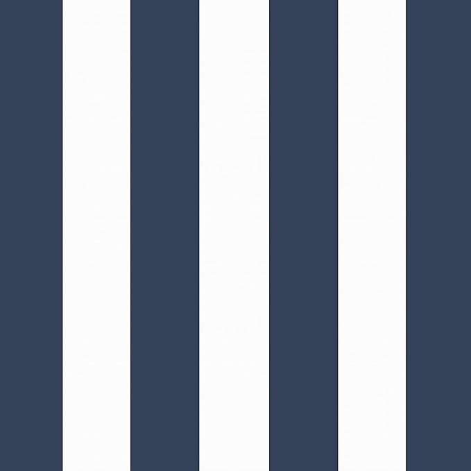 Arden Outdoor Deep Seat Cushion Set (4-Pack), 24 in x 24 in, Weather-Proof, Rain-Proof, Fade Resistant Patio Cushion for Chair, Sofa, and Couch Sapphire Blue Cabana Stripe