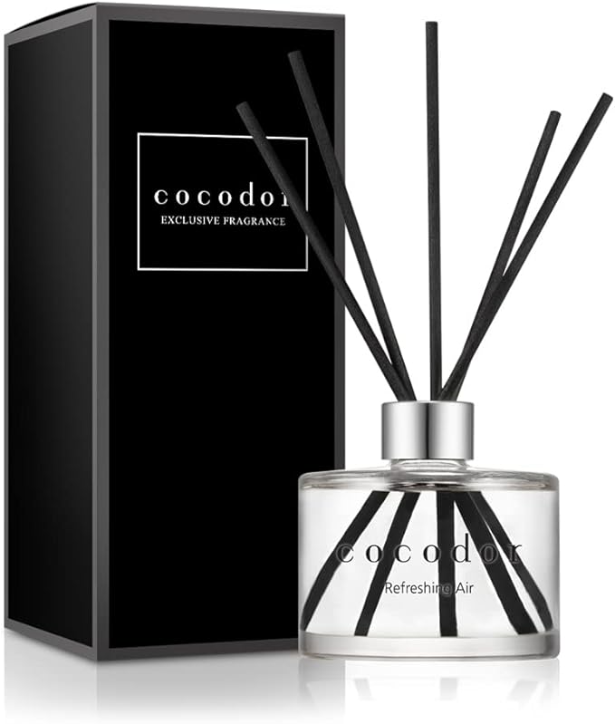 COCODOR Signature Reed Diffuser Set/Refreshing Air / 6.7oz /1 Pack/Home Fragrance Diffuser, Oil Scent Diffuser for Bathroom Shelf Decor