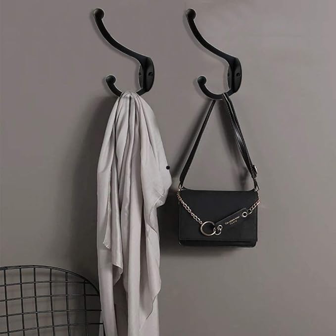 ZEYU 20Pcs Wall Hooks, Coat Hooks Hardware Heavy Duty Hooks