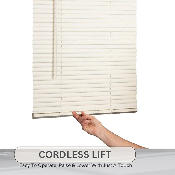 LOTUS & WINDOWARE Cordless Mini Blind, Window Blinds