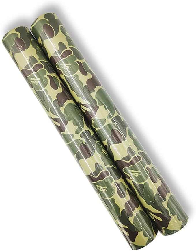 Self-Adhesive Vinyl Green Camouflage Contact Paper Peel and Stick Camouflage
