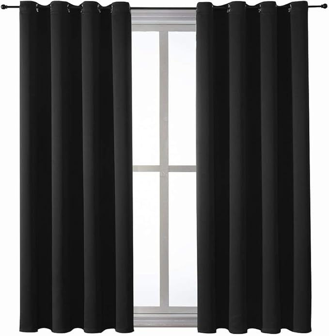 ChrisDowa Grommet Blackout Curtains