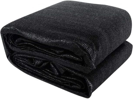 Agfabric 40% Sun Shade Cloth Cover with Clips for Plants 6â X 12â, Black