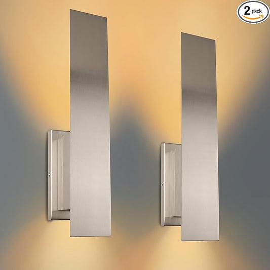 Edwarmlux Indoor Wall Sconces, Modern Wall Lights, Up and Down Wall Mount Light