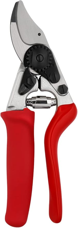 Felco F 15 Pruning Shears â 4.7" Garden Clippers with Rubber Grip & Anvil Blade | Hand Pruners for Gardening | Garden Tool Cutter with Forged Aluminum Handle, Lightweight Precision for Small Hands