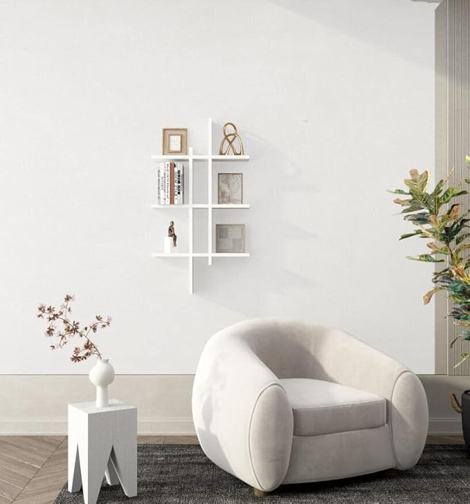 FUKU MON 24"x394" White Peel and Stick Wallpaper Matte Solid Textured Embossed