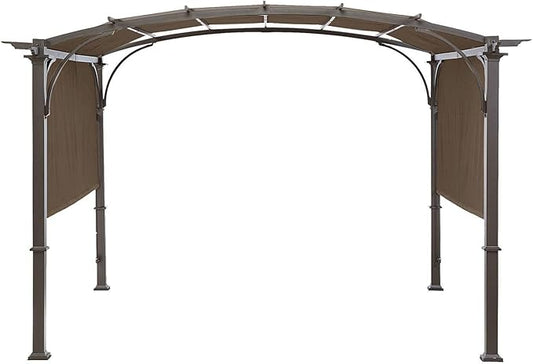 Universal Doubleton Steel Pergola Replacement Cover for Pergola Structures L-PG080PST, 80''x 205'' (Brown)