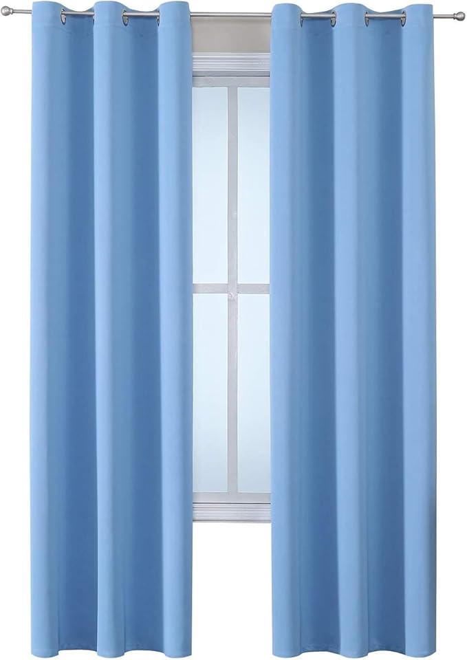 ChrisDowa Grommet Room Darkening Curtains