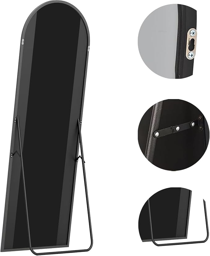 Floor Mirror, Arched Mirrors Full Length, Freestanding Mirrors, Arch Floor
