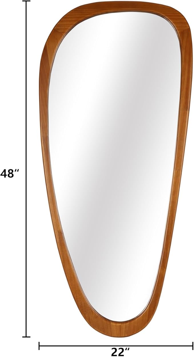 WallBeyond Asymmetrical Mirror, Irregular Mirror Full Length, Boho Wall Mirrors