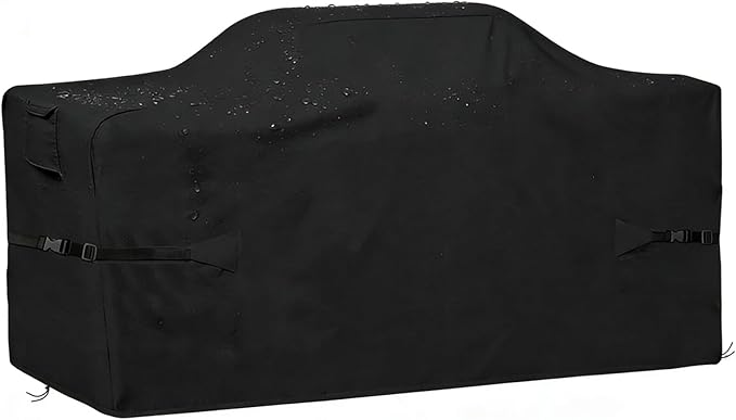 Island Grill Cover, 98inch Outdoor Heavy Duty BBQ Grill Cover Waterproof, Extra Large Grill Cover Kitchen Island Cover-98 L x 42" W x 48" H