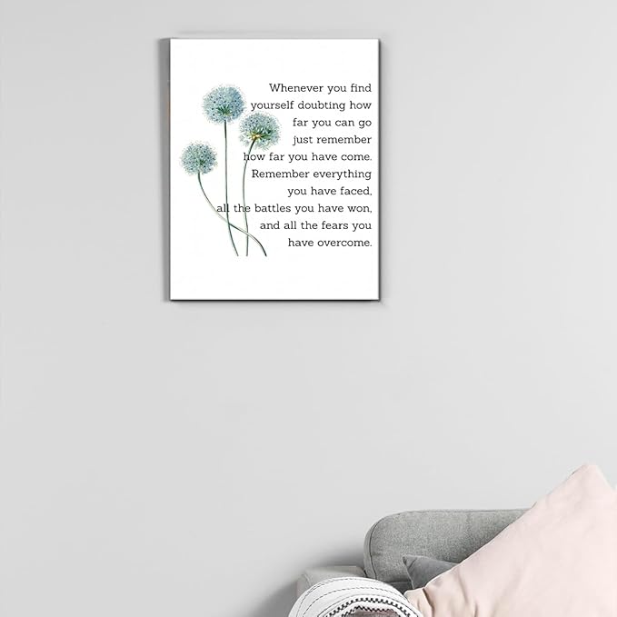 Motivational Quotes Wall Art Decor, Inspirational Graduation Decor Gift
