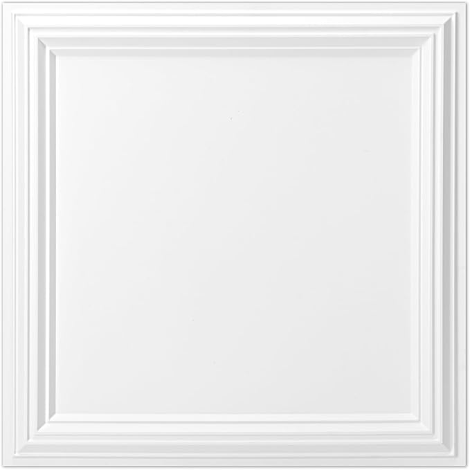 Art3d 24-Pack Drop Relief Ceiling Tiles