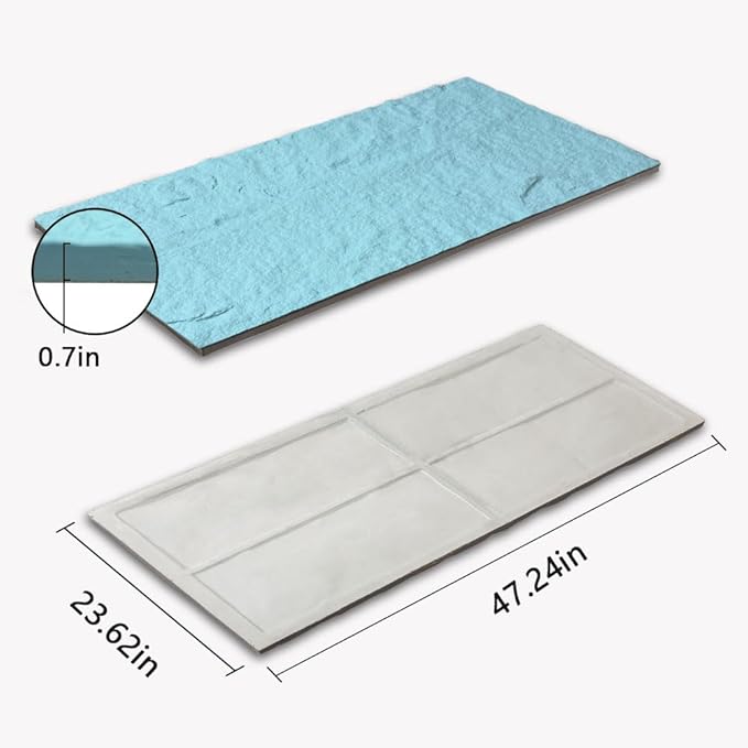 Stone 3D Wall Panels, 23.6"*47.2" Wall Paneling
