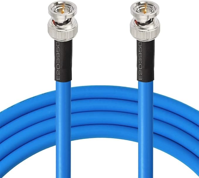 Superbat BNC SDI Cable 6ft, 3G/6G/12G (Belden 1694A) 75 Ohm BNC Male Cable Supports HD-SDI/3G-SDI /4K/8K Video,Precision SDI Jumper (1Pcs)