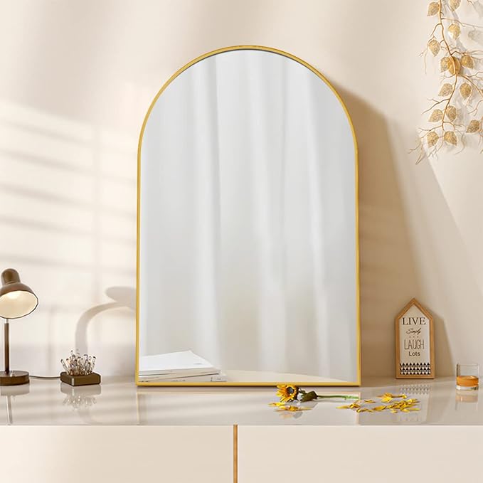 Arched Wall Mirror, Living Room, Hang Vertical or Horizontal