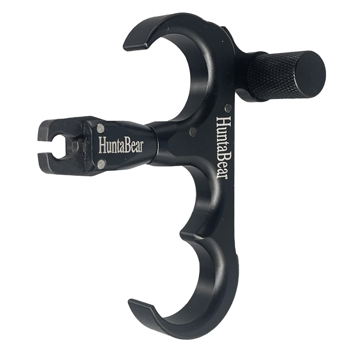 ZeoPeya Bow Release for Compound Bow, 3-Finger 360Â° Rotate Caliper Thumb Release Archery Accessories (Black)