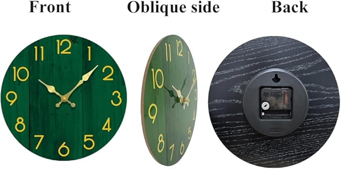 Wall Clock, Modern Wall Clocks Battery Operated, Silent Non Ticking Clock