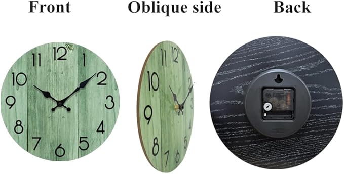 Wall Clock, Modern Wall Clocks Battery Operated, Silent Non Ticking Clock