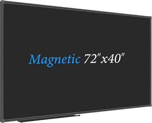 JILoffice Magnetic Chalkboard/Black Board 72 x 40 Inch
