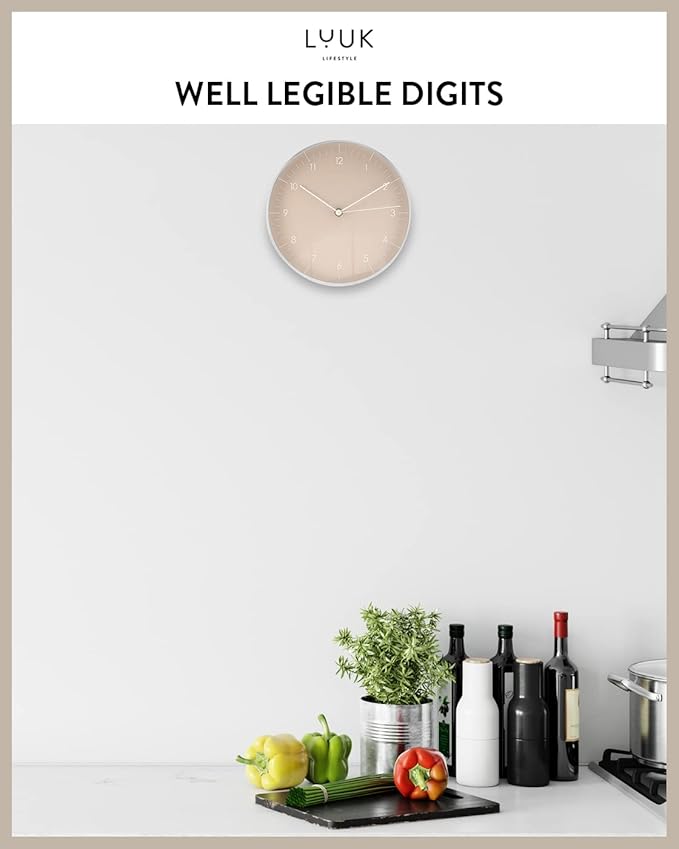 LUUK LIFESTYLE Modern Quartz wall Clock