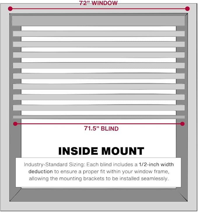 LOTUS & WINDOWARE Cordless Mini Blind, Window Blinds