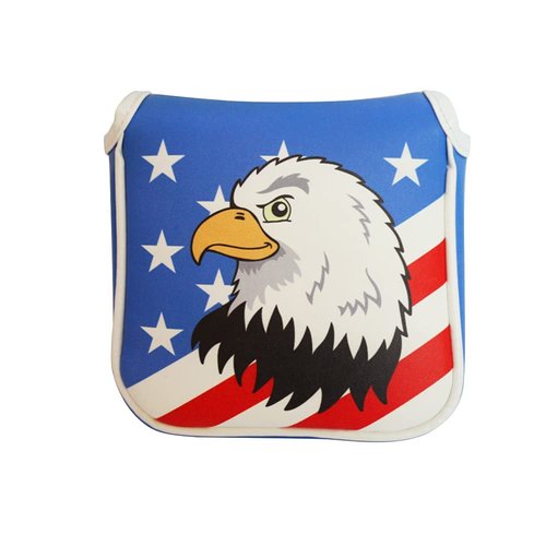 GOLTERS Golf Club Covers Mallet Putter Cover Magnetic Headcover Leather Magnetic Closure for Scotty Cameron Odyssey Taylormade Ping Golf Gift for Men Women Golfer