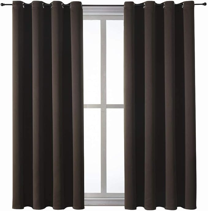ChrisDowa Grommet Blackout Curtains