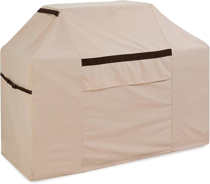 61 Inch BBQ Grill Cover - Heavy Duty Waterproof, Dustproof & Fade Resistant, Easy On/Off with Handles, Fits Weber Char-Broil Nexgrill