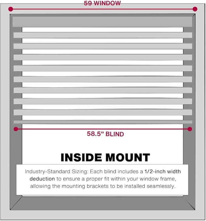 LOTUS & WINDOWARE Cordless Mini Blind, Window Blinds