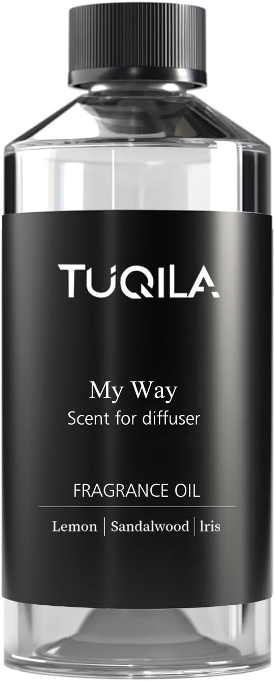My Way 500ML Hotel Luxury Essential Oil for Diffuser, 5 Star Hotel Scent Oil (Sandalwood, Lemon, Lirs) Long-Lasting Premium Fragrance Oils, Idea Spa & Waterless for Home, Office, Car