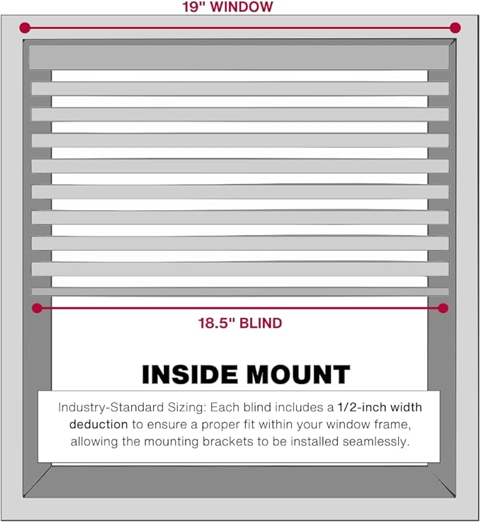 LOTUS & WINDOWARE Cordless Mini Blind, Window Blinds