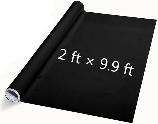 Chalkboard Contact Paper Wall Sticker 2 ft. x 9.9 ft. DIY Adhesive Blackboard
