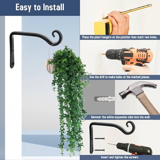 FEED GARDEN Heavy Duty Plant Hooks