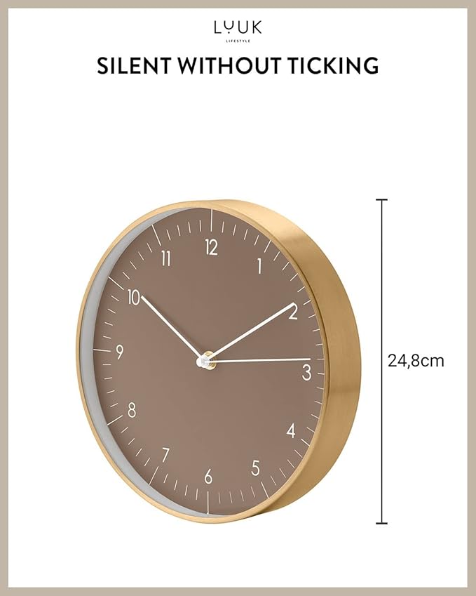 LUUK LIFESTYLE 10” Wall Clock