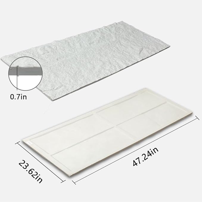 Stone 3D Wall Panels, 23.6"*47.2" Wall Paneling