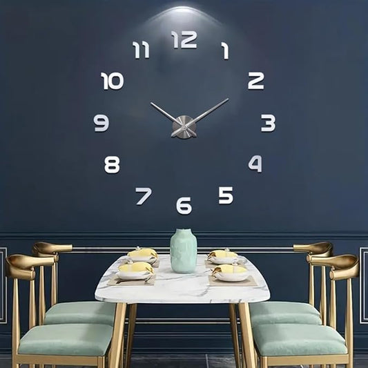 Extra Large Digital Wall Clock Decorative Battery Operated, Minimalist