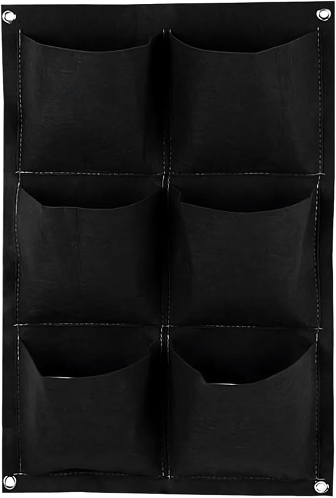 WFIST Vertical Hanging Planter Bag, Breathable Felt Wall Garden Planter