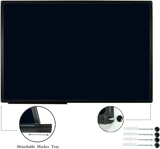 JILoffice Magnetic Chalkboard/Black Board 36 x 24 Inch, Best Choice