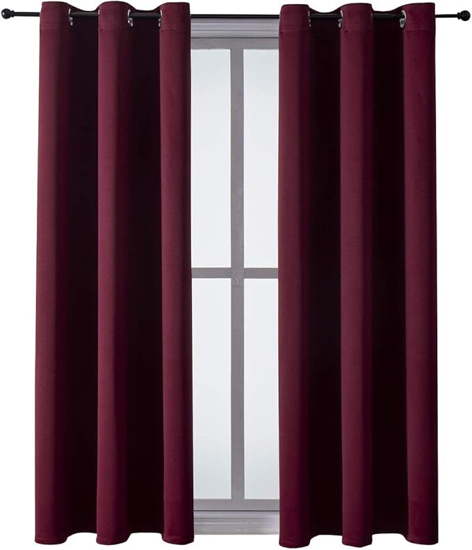 ChrisDowa Grommet Blackout Curtains
