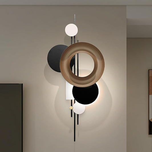 HEBOIX Black 3D Wall Art Decor