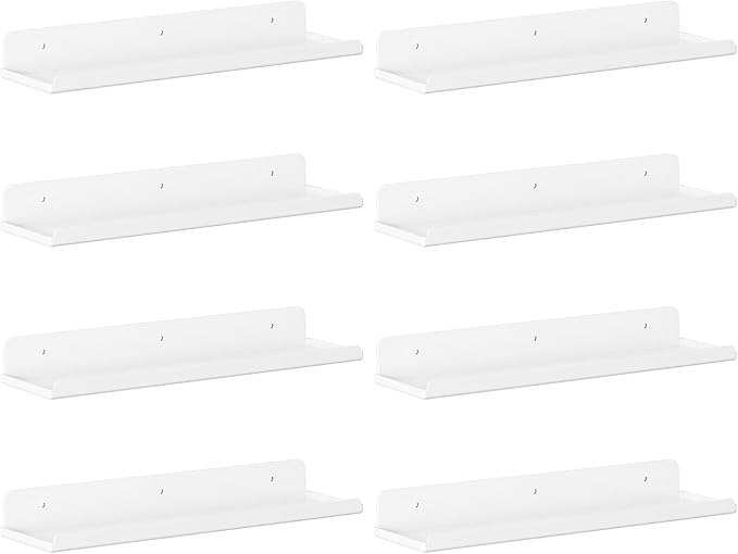 Lifewit Floating Shelves for Bathroom, Acrylic Wall Organizer for Perfume