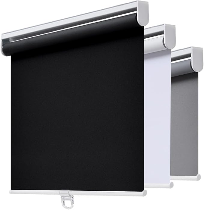 AOSKY Cordless Roller Shades Blackout Blinds