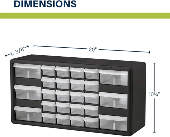 Akro-Mils 26-Drawer Plastic Drawer Storage Cabinet