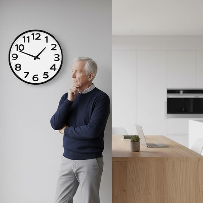 Crosstime 20 Inch Large Wall Clock