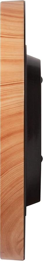 NUOVO 10 Inch Wooden Round Wall Clock Silent & Non-Ticking Retro Wall Clock
